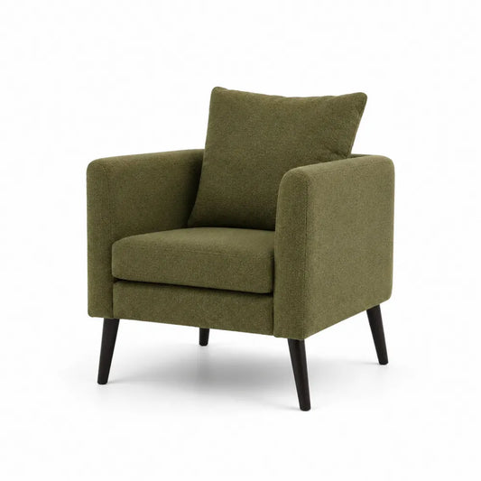 Grüner Stoff-Sessel 85x75x80cm