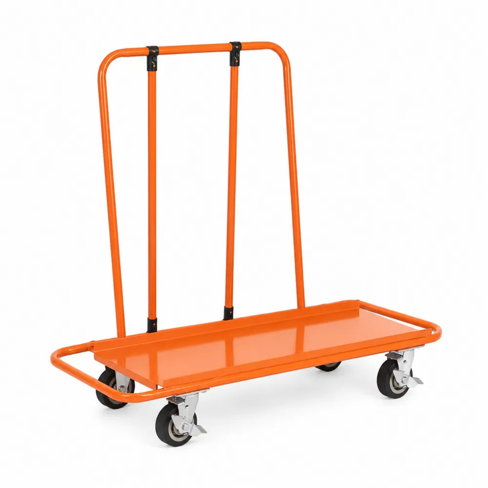 Transportwagen Stahl Orange Klappbar 100x50x95 cm